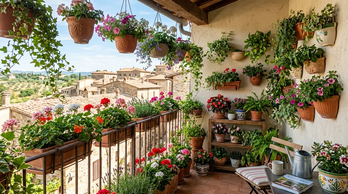 Bright Seasonal Flower Pots